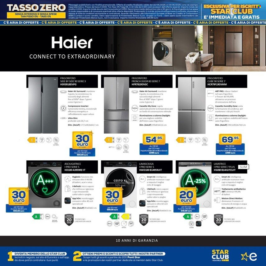 Volantino Euronics - 22/5/2025 - 4/6/2025. Pagina 1