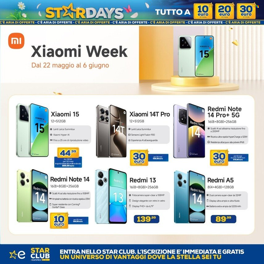 Volantino Euronics - 22/5/2025 - 4/6/2025. Pagina 1