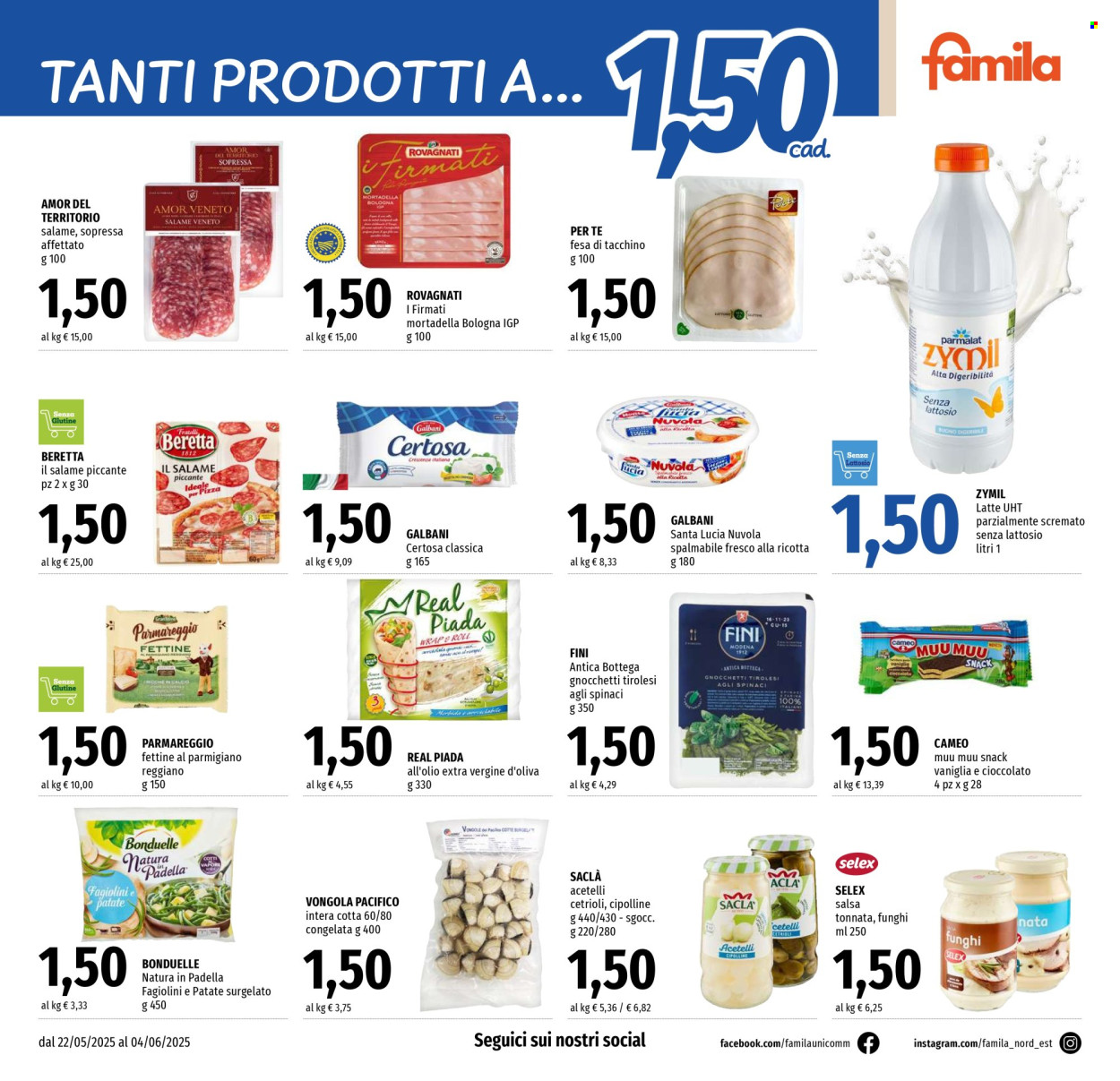 Volantino Famila - 22/5/2025 - 4/6/2025. Pagina 1