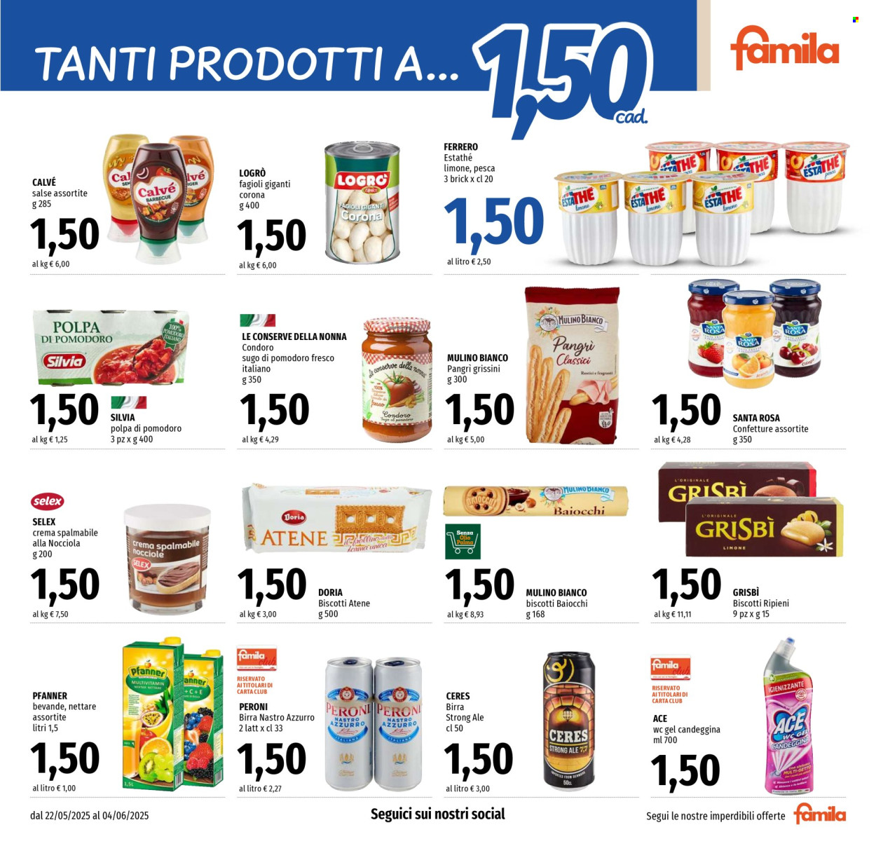 Volantino Famila - 22/5/2025 - 4/6/2025. Pagina 1