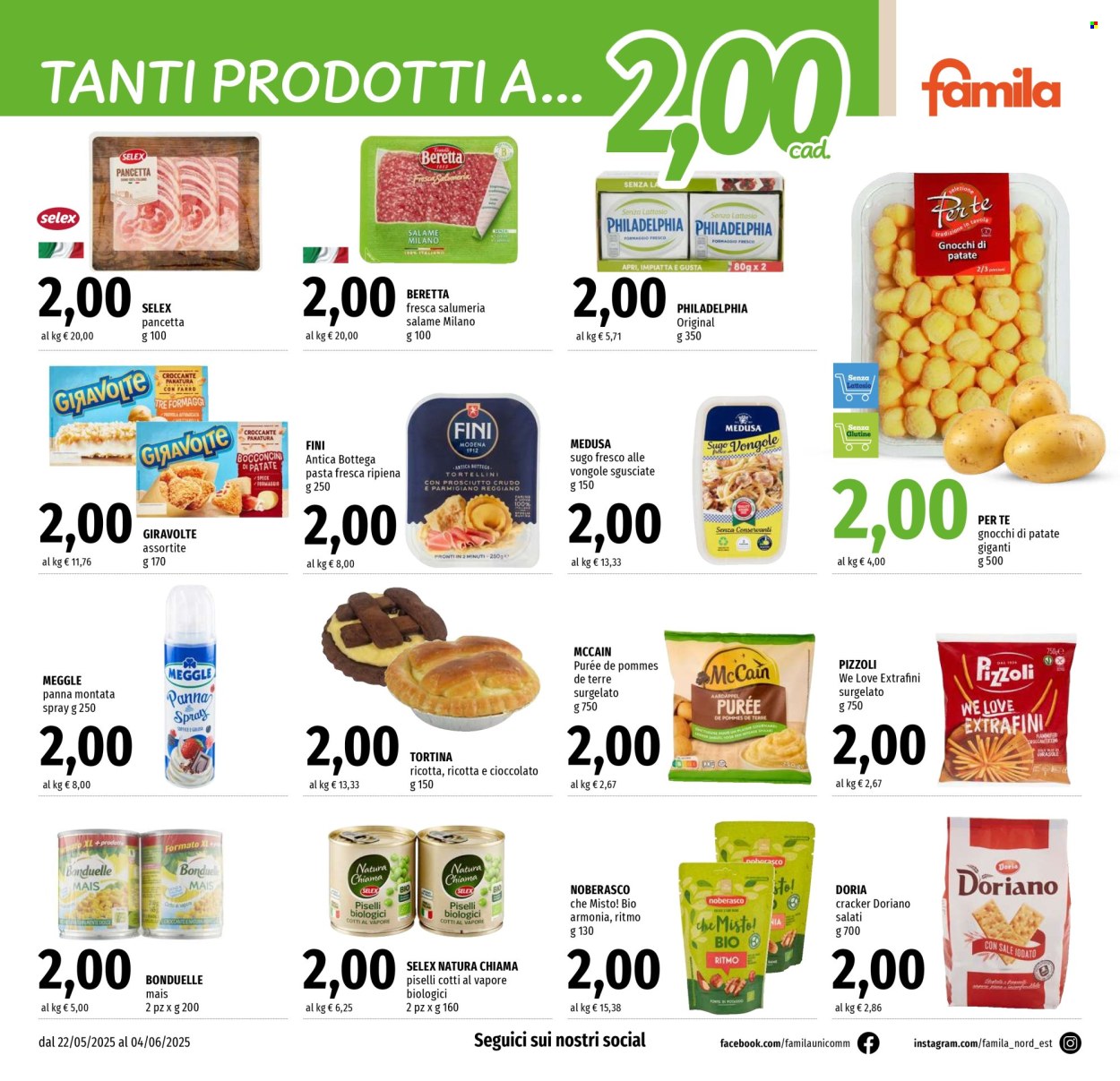 Volantino Famila - 22/5/2025 - 4/6/2025. Pagina 1