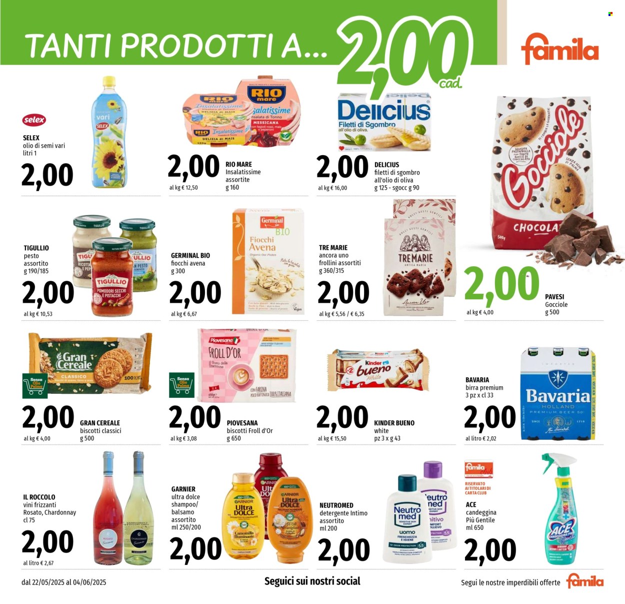 Volantino Famila - 22/5/2025 - 4/6/2025. Pagina 1
