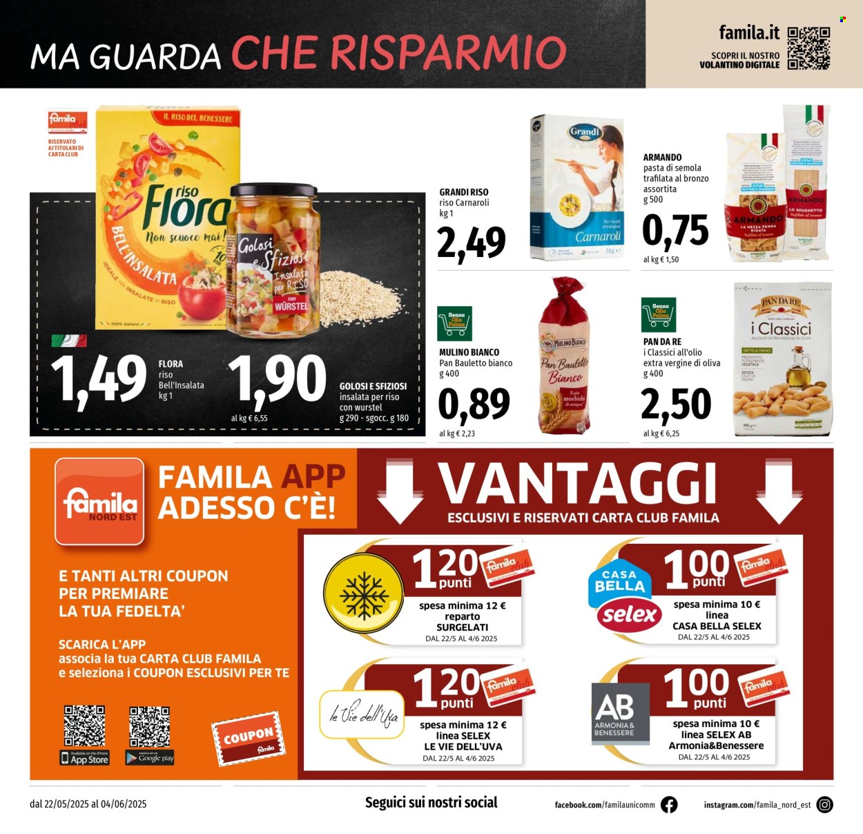 Volantino Famila - 22/5/2025 - 4/6/2025. Pagina 1