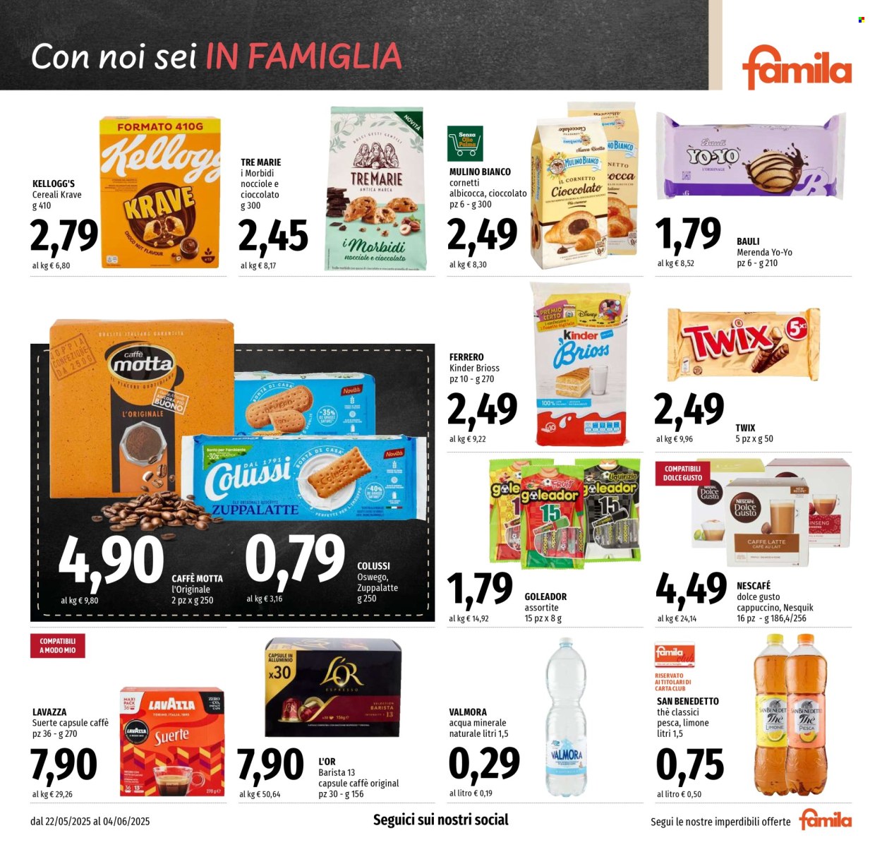 Volantino Famila - 22/5/2025 - 4/6/2025. Pagina 1