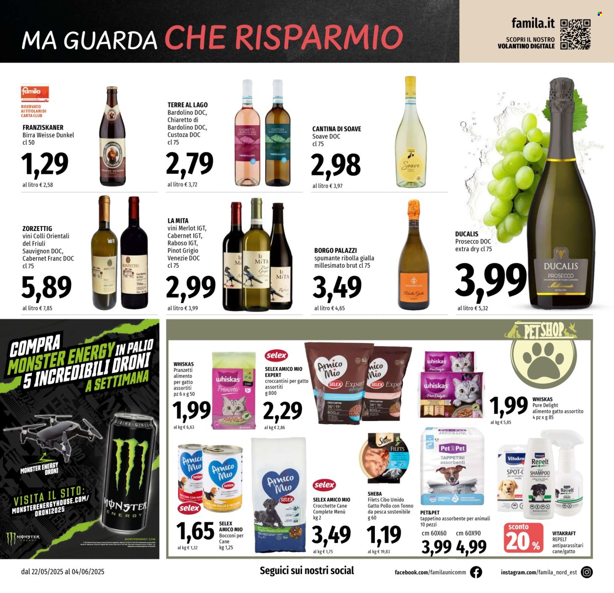 Volantino Famila - 22/5/2025 - 4/6/2025. Pagina 1
