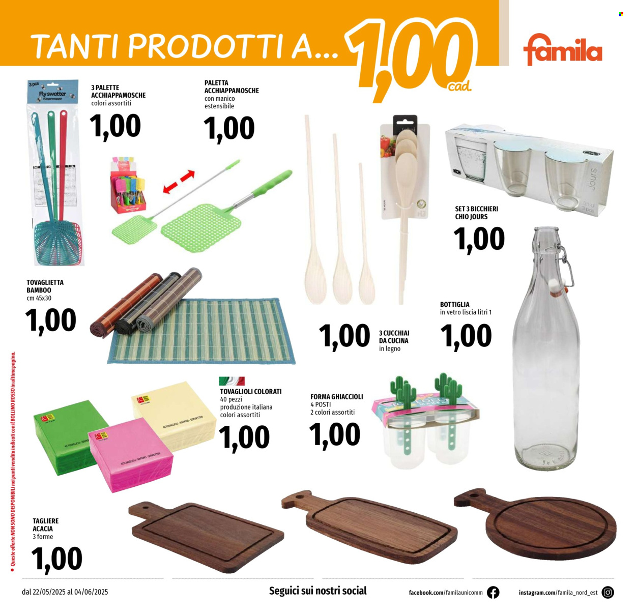 Volantino Famila - 22/5/2025 - 4/6/2025. Pagina 1