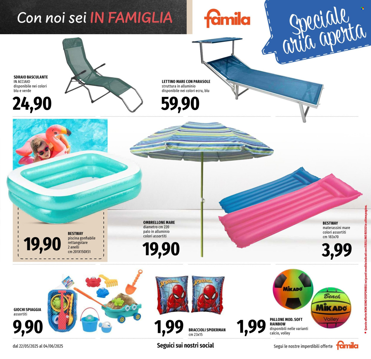 Volantino Famila - 22/5/2025 - 4/6/2025. Pagina 1