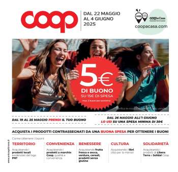 Volantino Coop - 22/5/2025 - 4/6/2025.
