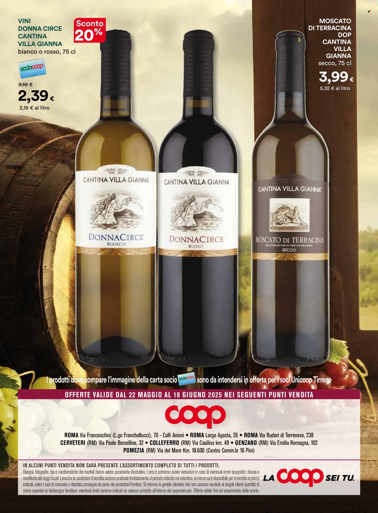 Volantino Coop - 22/5/2025 - 18/6/2025. Pagina 1
