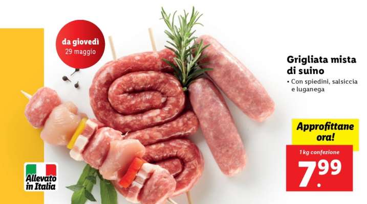 Grigliata mista di suino