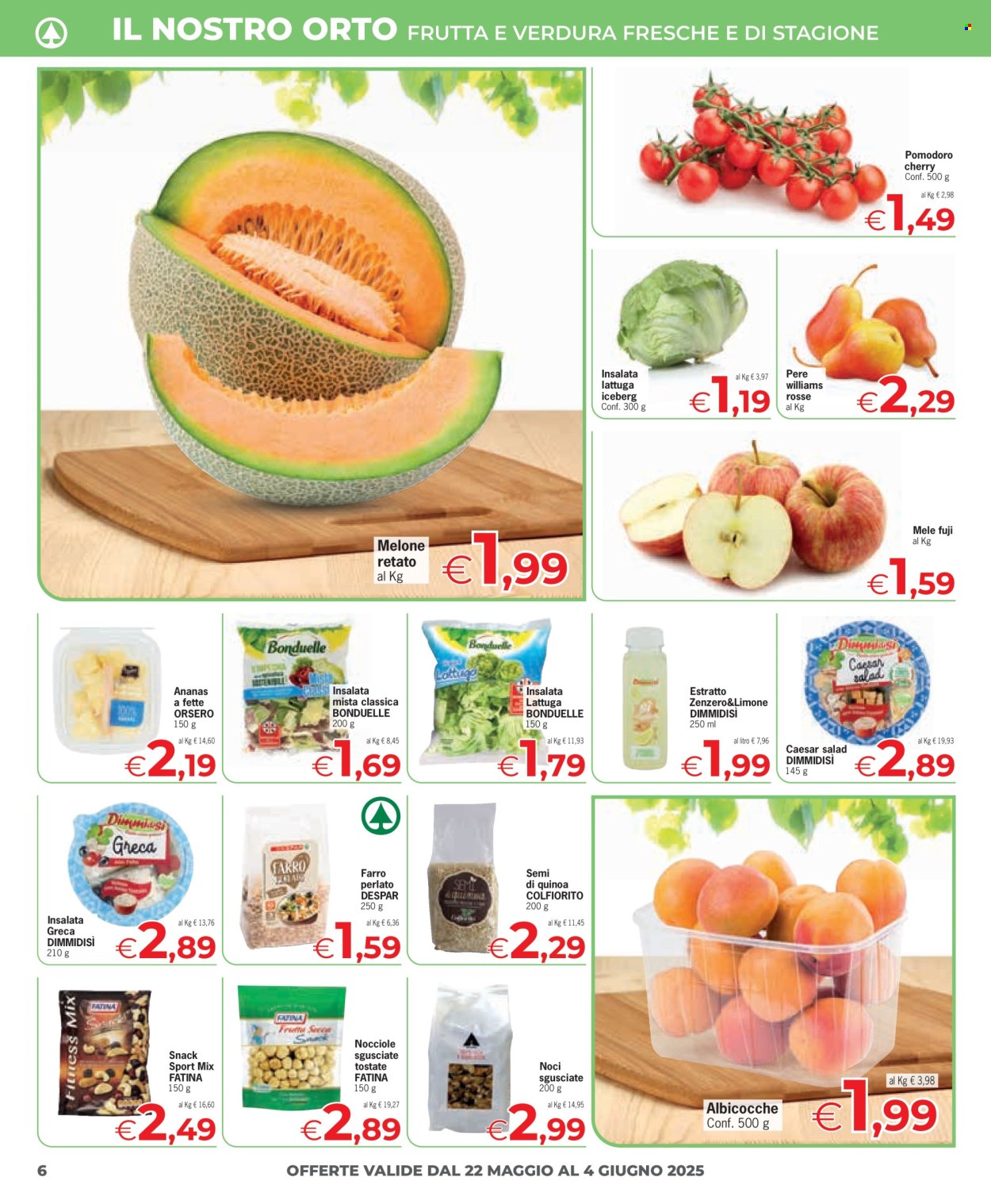 Volantino Eurospar - 22/5/2025 - 4/6/2025. Pagina 1