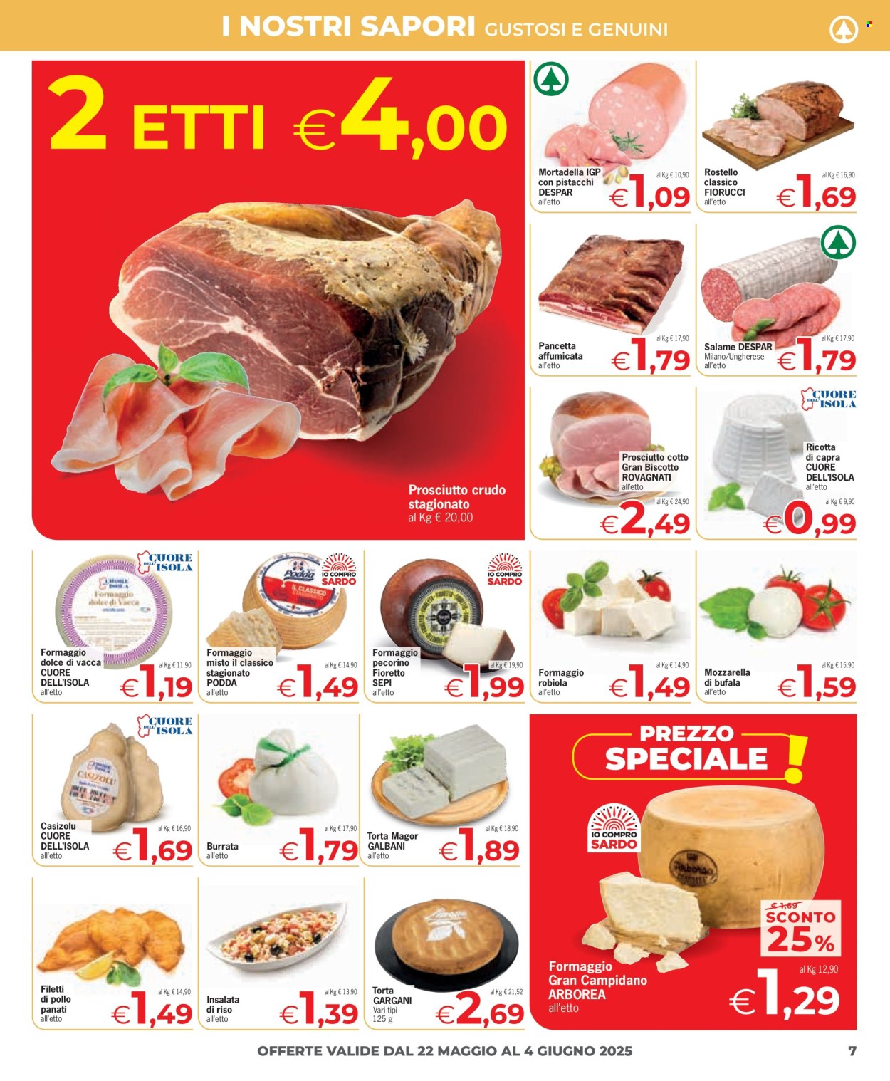 Volantino Eurospar - 22/5/2025 - 4/6/2025. Pagina 1