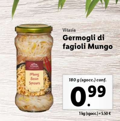 Vitasia Germogli di fagioli Mungo