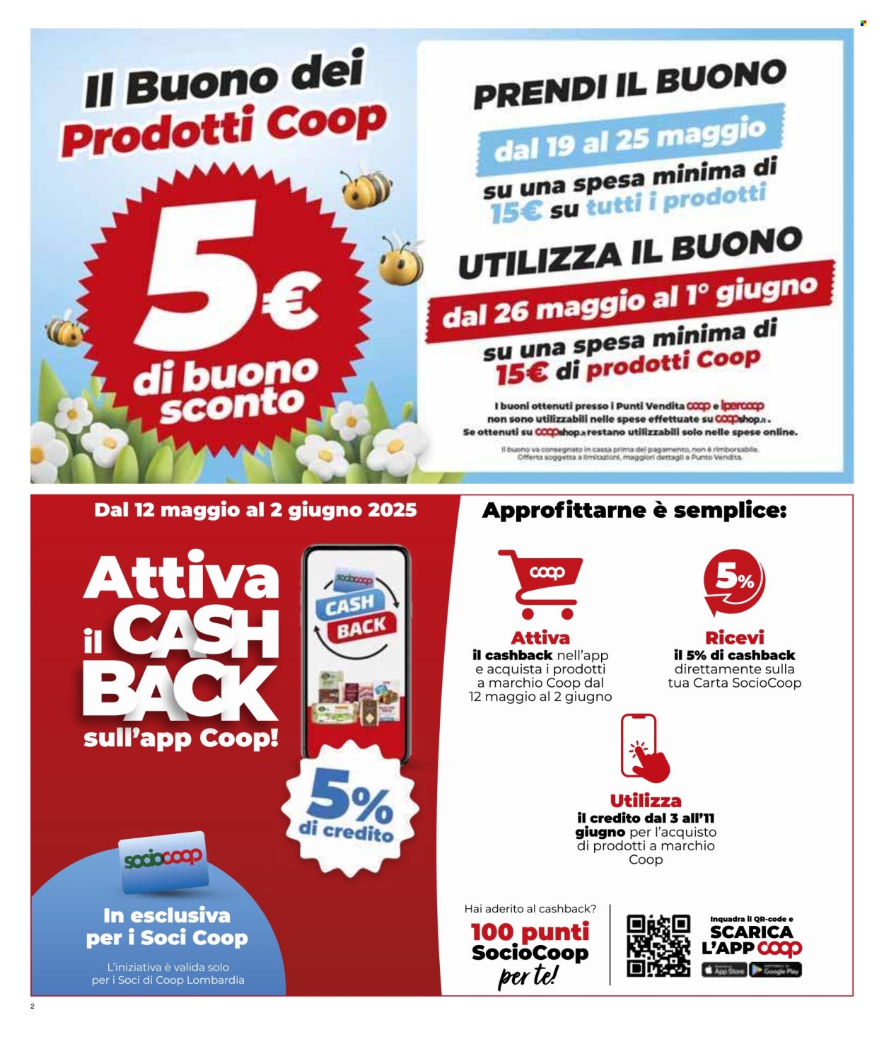 Volantino Coop - 22/5/2025 - 4/6/2025. Pagina 1