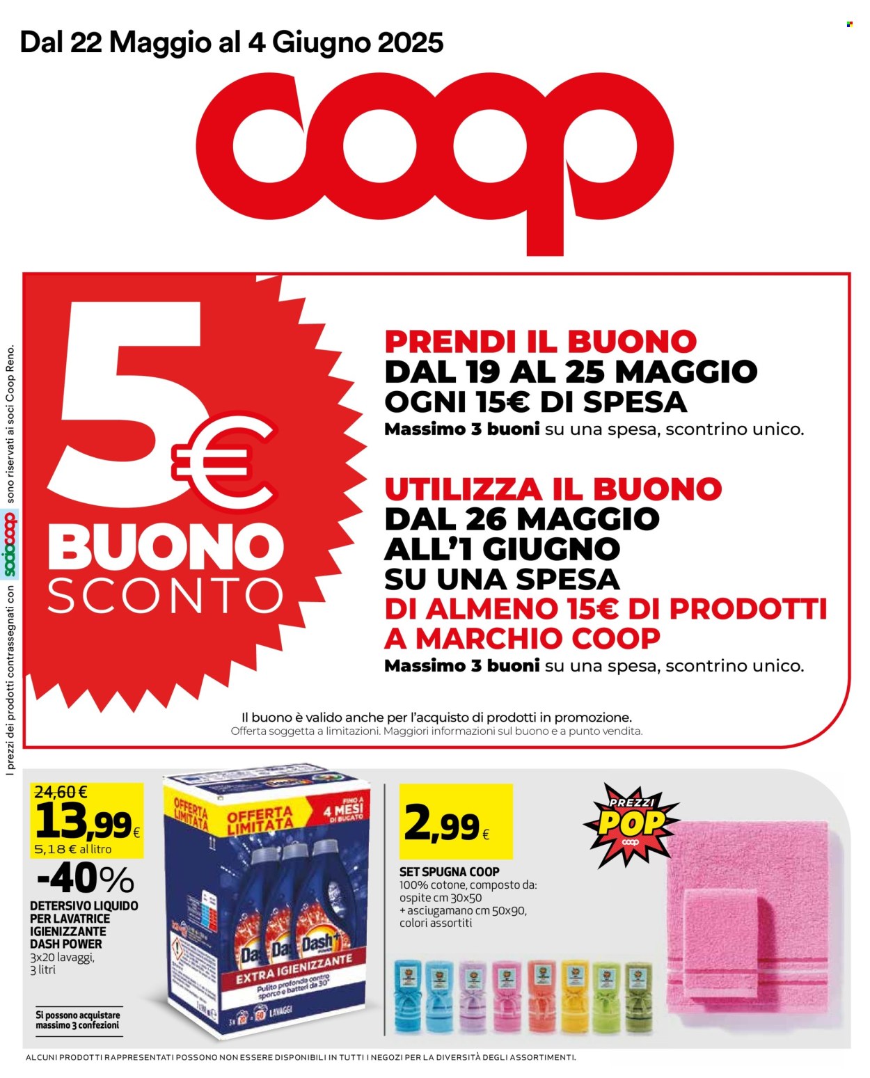 Volantino Coop - 22/5/2025 - 4/6/2025. Pagina 1