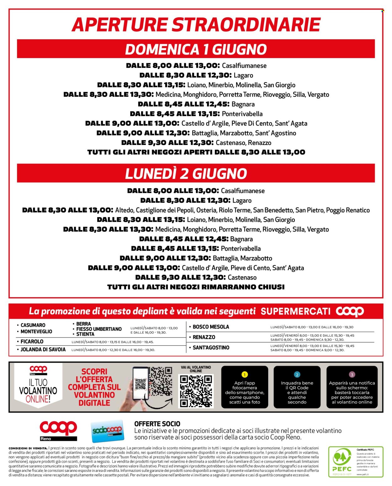 Volantino Coop - 22/5/2025 - 4/6/2025. Pagina 1
