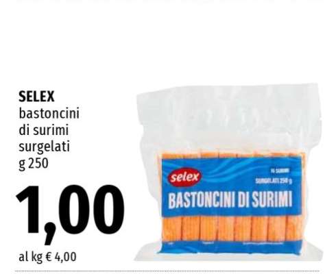 SELEX bastoncini di surimi surgelati