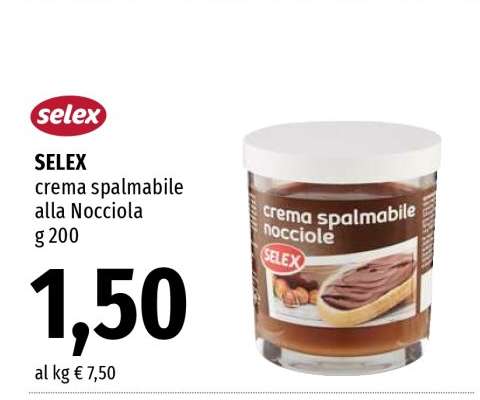 SELEX Crema Spalmabile alla Nocciola