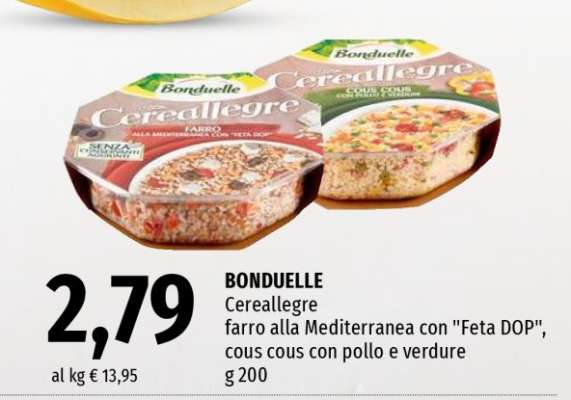 BONDUELLE Cerealegre
