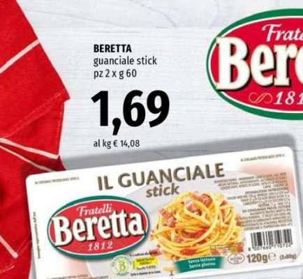 BERETTA guanciale stick