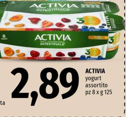 ACTIVIA yogurt assortito