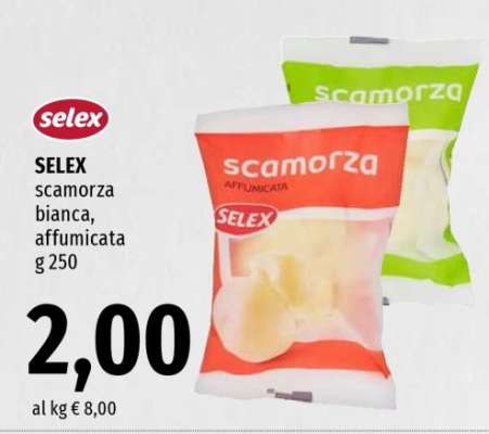 SELEX scamorza bianca, affumicata