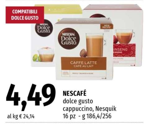 NESCAFÉ dolce gusto cappuccino, Nesquik