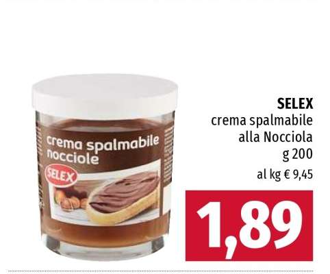SELEX Crema Spalmabile alla Nocciola