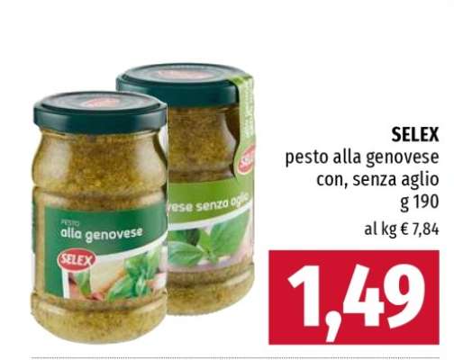 SELEX pesto alla genovese
