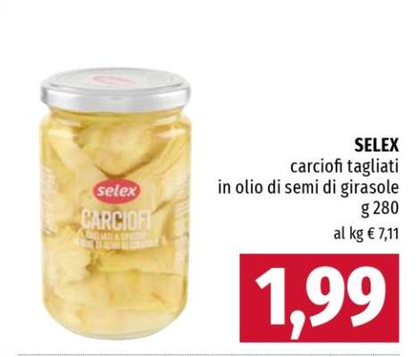 SELEX Carciofi Tagliati