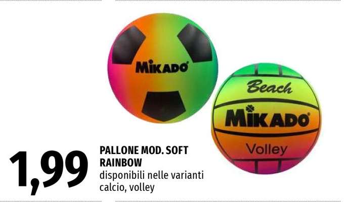 PALLONE MOD. SOFT RAINBOW