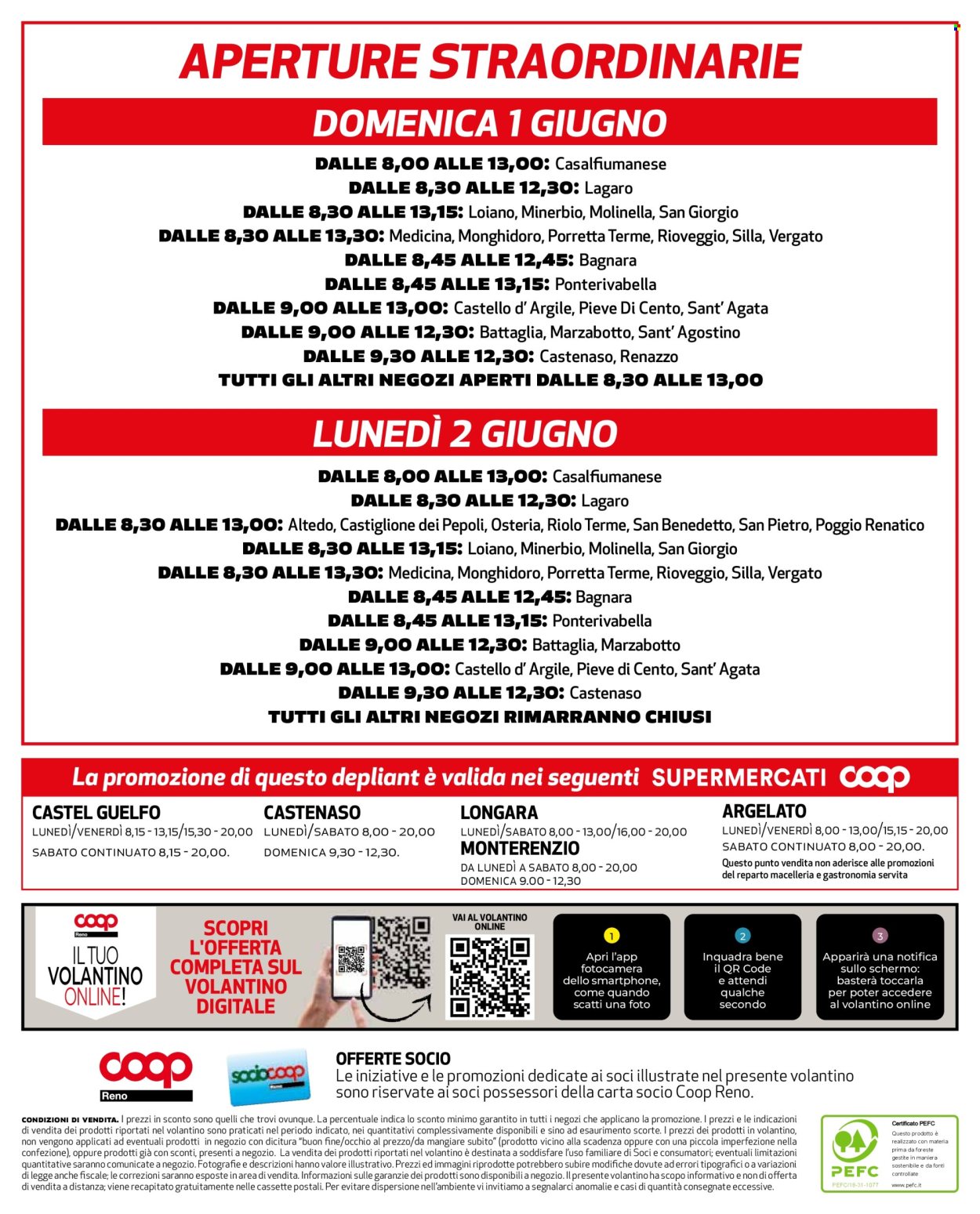 Volantino Coop - 22/5/2025 - 4/6/2025. Pagina 1