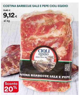 COSTINA BARBECUE SALE E PEPE CIOLI EGIDIO