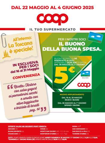 Volantino Coop - 22/5/2025 - 4/6/2025.