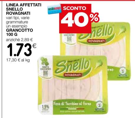 LINEA AFFETTATI SNELLO ROVAGNATI