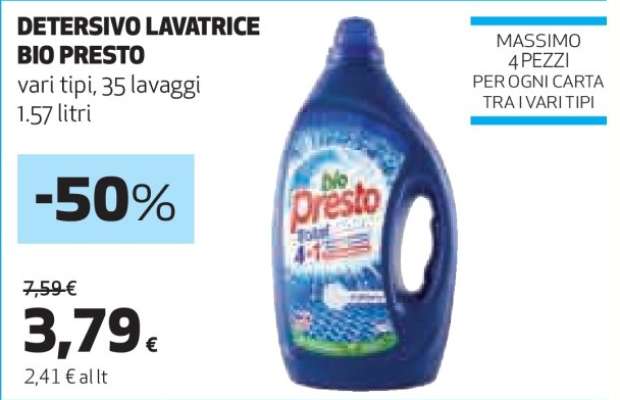 Detersivo Lavatrice Bio Presto