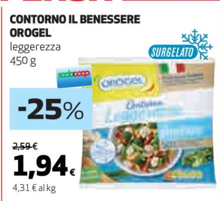 CONTORNO IL BENESSERE OROGEL