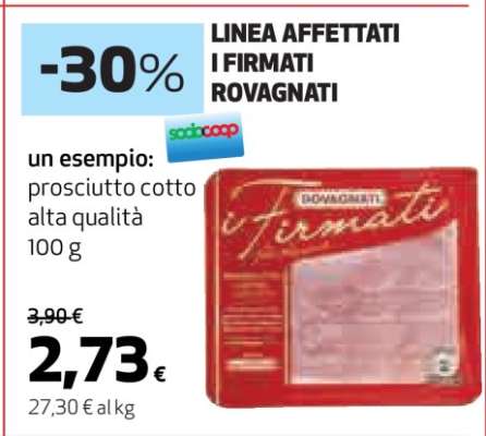 Linea Affettati I Firmati Rovagnati