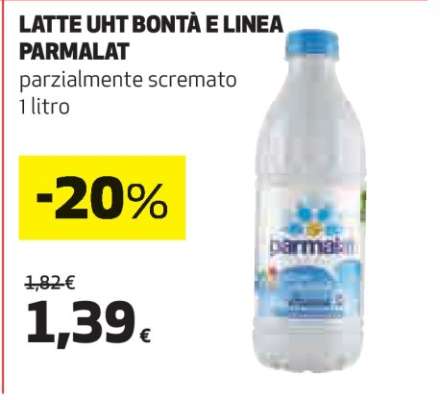 LATTE UHT BONTÀ E LINEA PARMALAT