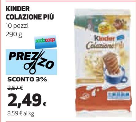 KINDER COLAZIONE PIÙ