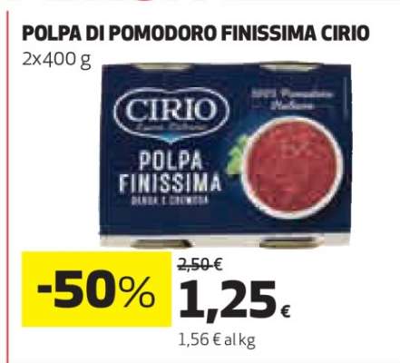 Polpa di Pomodoro Finissima Cirio