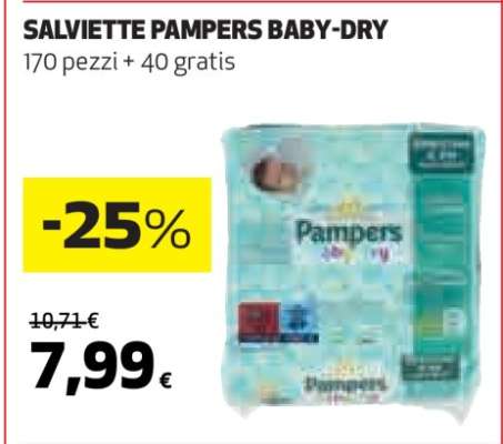 Salviette Pampers Baby-Dry
