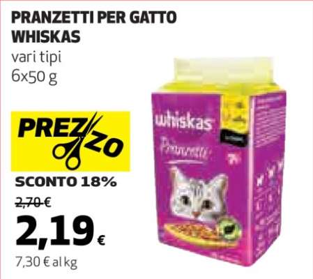 PRANZETTI PER GATTO WHISKAS