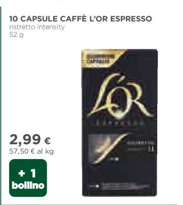 10 CAPSULE CAFFÈ L'OR ESPRESSO