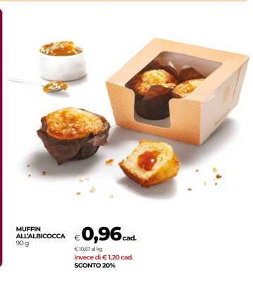 MUFFIN ALL'ALBICOCCA