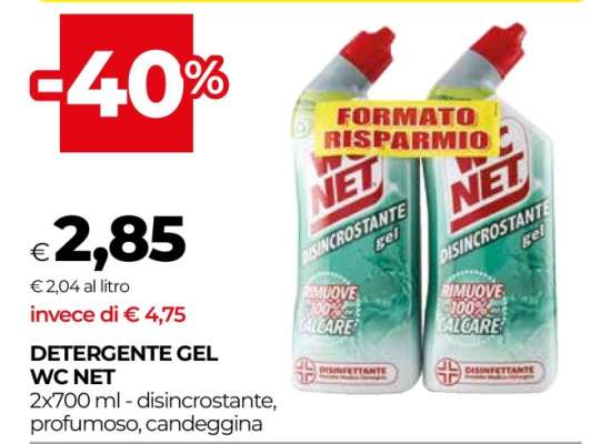 DETERGENTE GEL WC NET