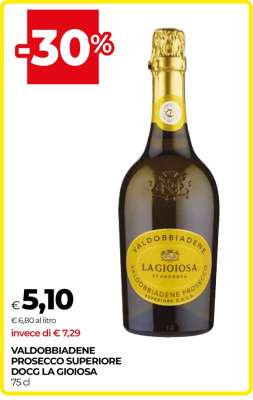 VALDOBBIADENE PROSECCO SUPERIORE DOCG LA GIOIOSA