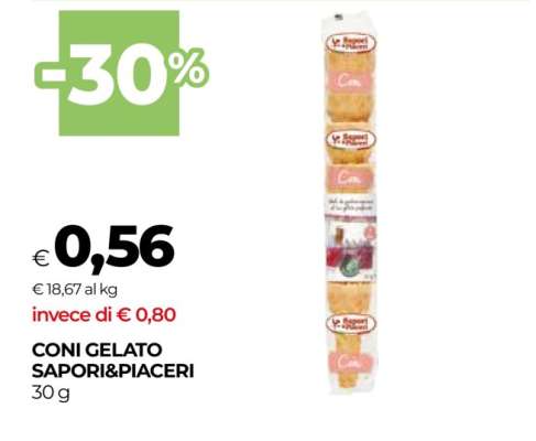 CONI GELATO SAPORI&PIACERI