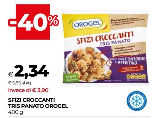 SFIZI CROCCANTI TRIS PANATO OROGEL