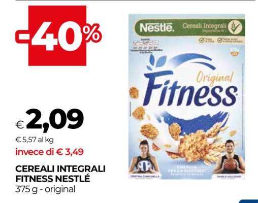 CEREALI INTEGRALI FITNESS NESTLE’